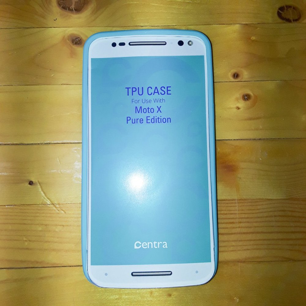 Matte Teal Moto X Pure Edition Protective Bumper Slim Case - Picture 3 of 4